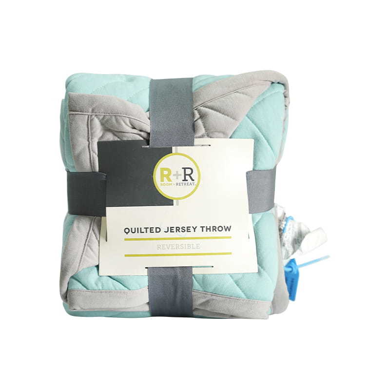 Quilted Cotton Jersey Throw