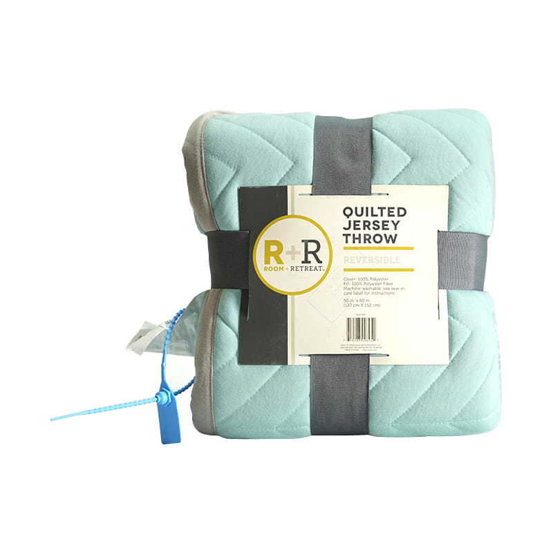 Quilted Cotton Jersey Throw